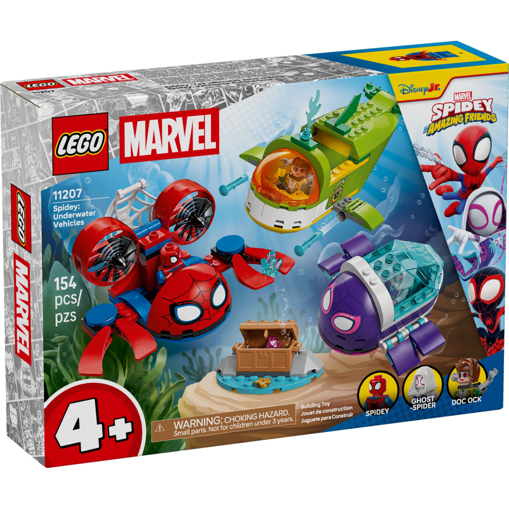 Конструктор LEGO Spidey Павук: Підводні транспортні засоби (11207) - зображення 1
