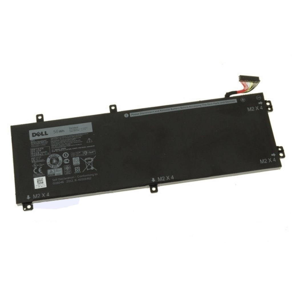 Акумулятор до ноутбука Dell XPS 15-9550 (short) RRCGW, 56Wh (4666mAh), 3cell, 11.4V, Li- (A47375) - зображення 1