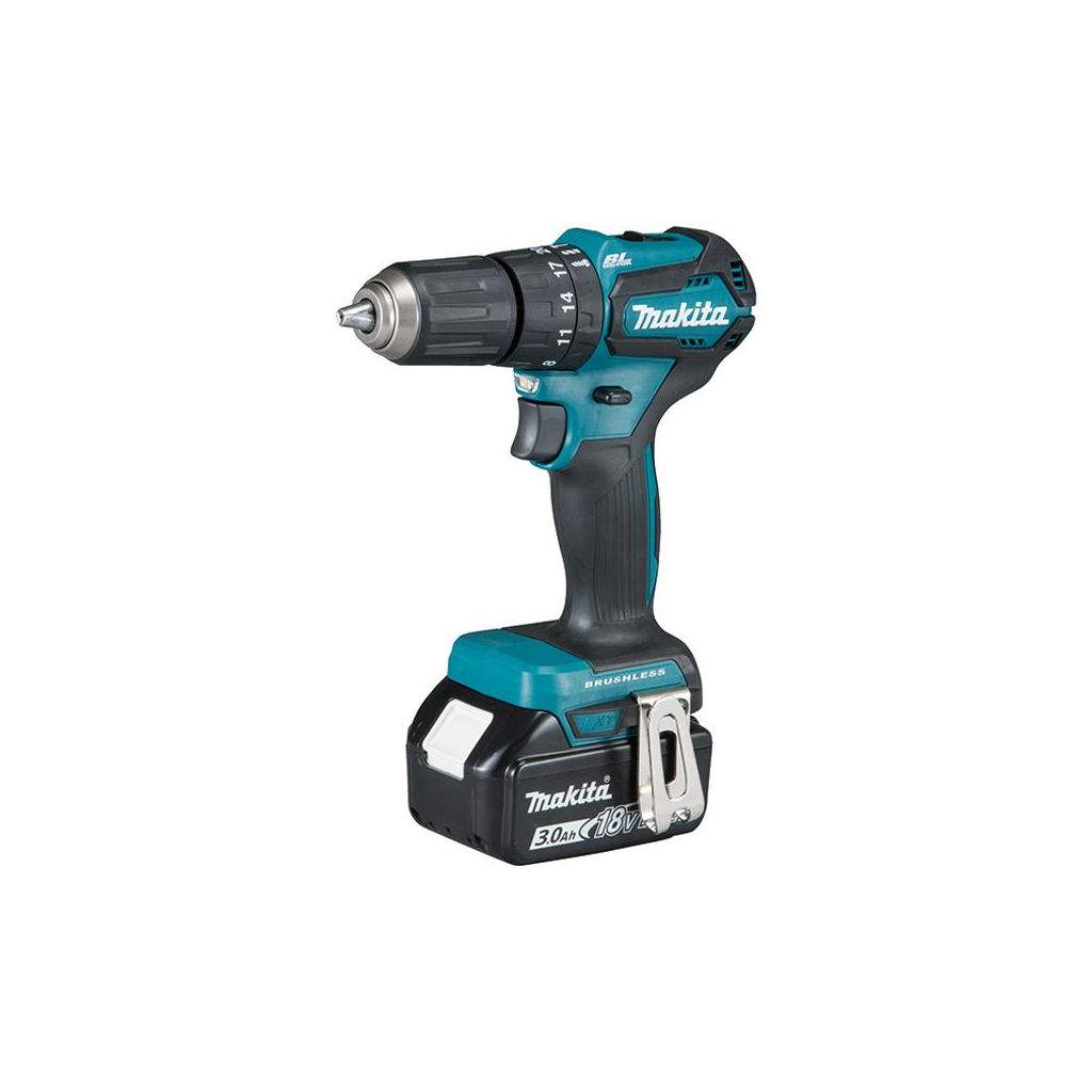 Шуруповерт Makita LXT, 3Аг х 2шт, кейс, 40 / 23Нм (DHP483RFE) - зображення 1