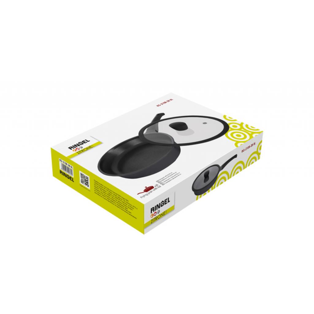 Сковорода Ringel Zitrone black с крышкой 28 см (RG-2108-28 BL) - зображення 7