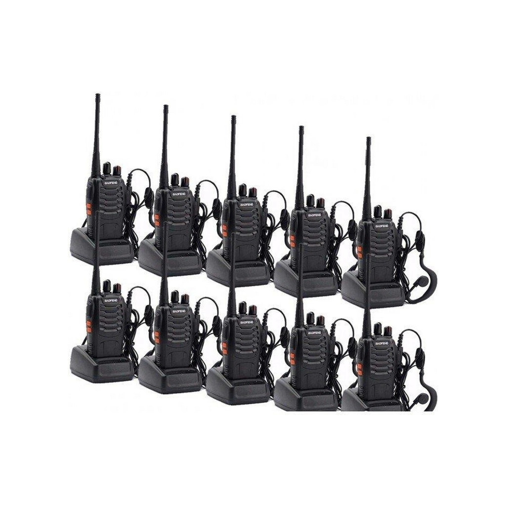 Портативна рація Baofeng BF-888S Ten Pack комплект 10 шт (2200000758941) - зображення 1