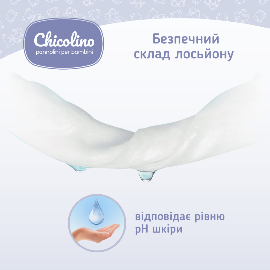 Дитячі вологі серветки Chicolino New 120 шт (4823098411772) - зображення 4