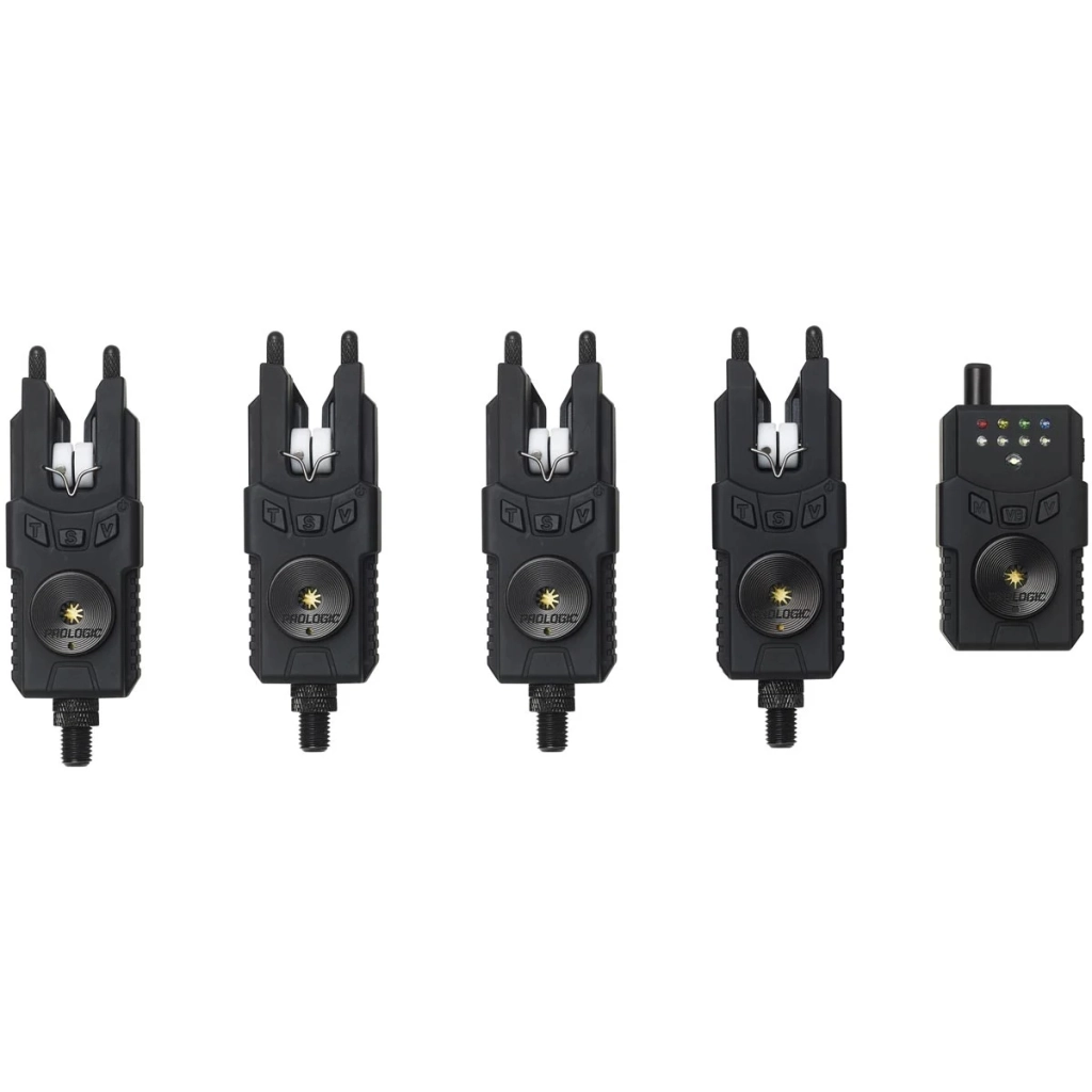 Індикатор клювання Prologic Custom SMX MKII Bite Alarm Set 4+1 red/green/yellow (1846.15.91) - зображення 1