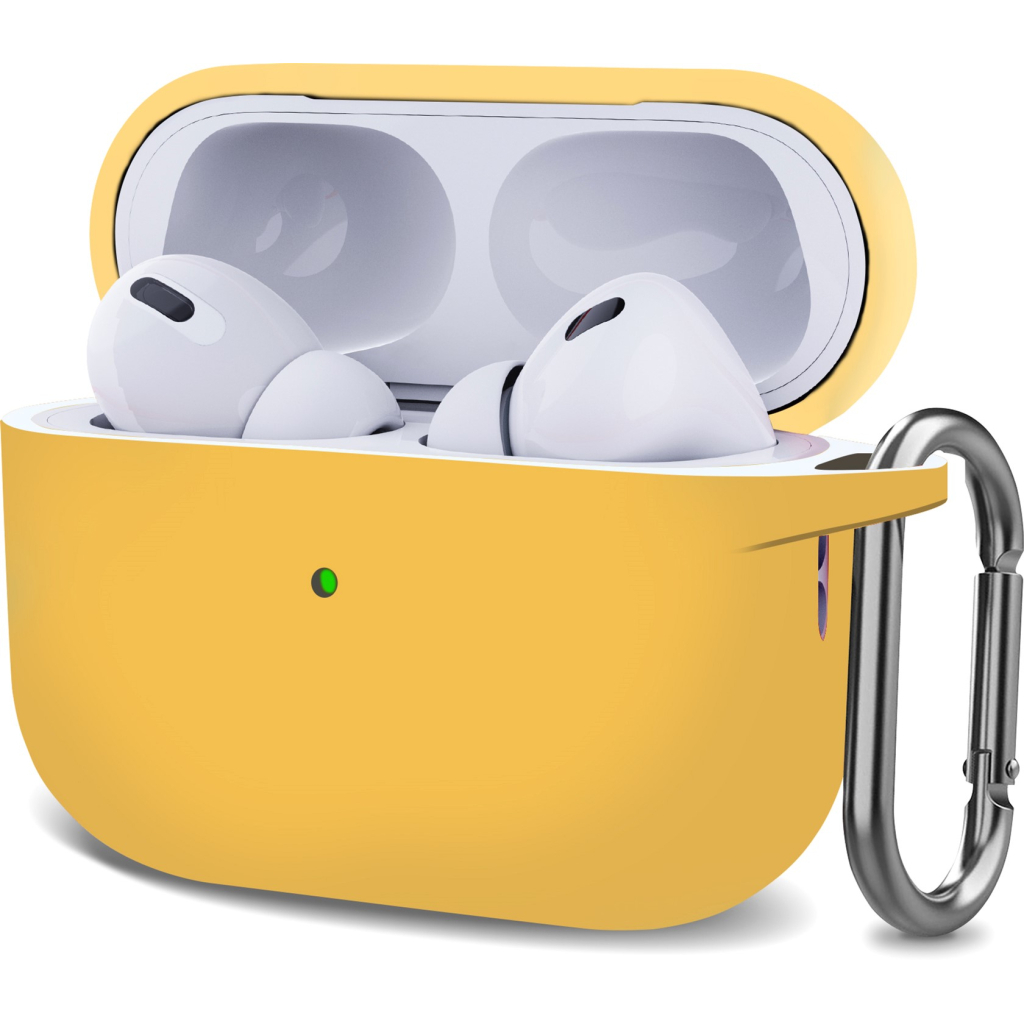 Чохол для навушників Armorstandart Hang Case для Apple AirPods Pro 2 Yellow (ARM68593) - зображення 1