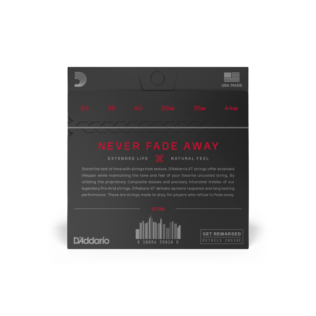 Струни для гітари D'Addario XT Classical Normal Tension (XTC45) - зображення 4