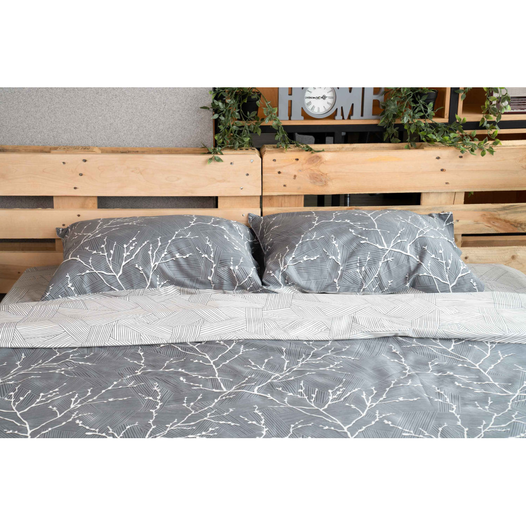 Постільна білизна Ardesto Gloria сатин блакитний полуторний 160х220 (ART1622LD) - зображення 7