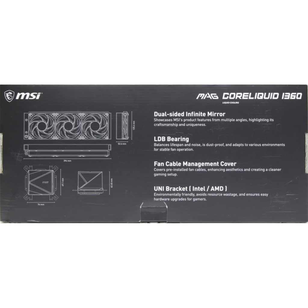 Система рідинного охолодження MSI MAG CoreLiquid I360 (MAG CORELIQUID I360) - зображення 8