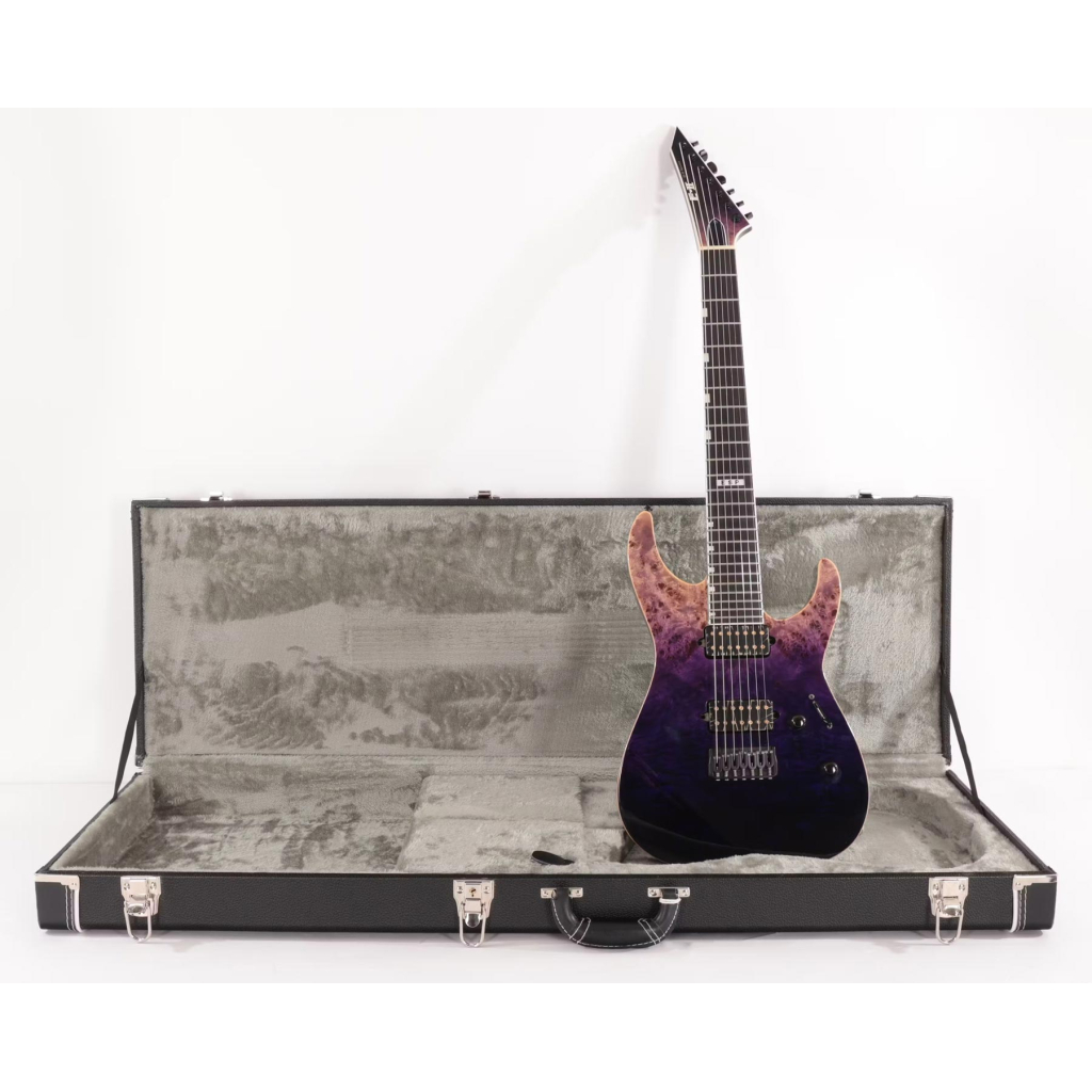 Електрогітара ESP E-II M-II 7NT HS Purple Natural Fade - зображення 3