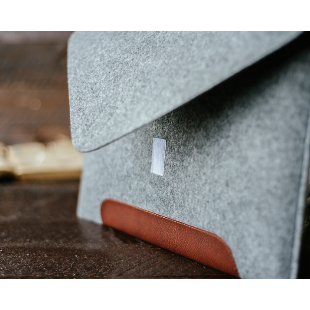 Чохол до ноутбука Gmakin 13" GM10 Grey/Brown для MacBook Pro 13 (GM10-13New) - зображення 6