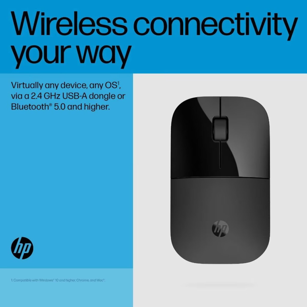 Мишка HP Z3700 Dual Wireless/Bluetooth Black (758A8AA) - зображення 9