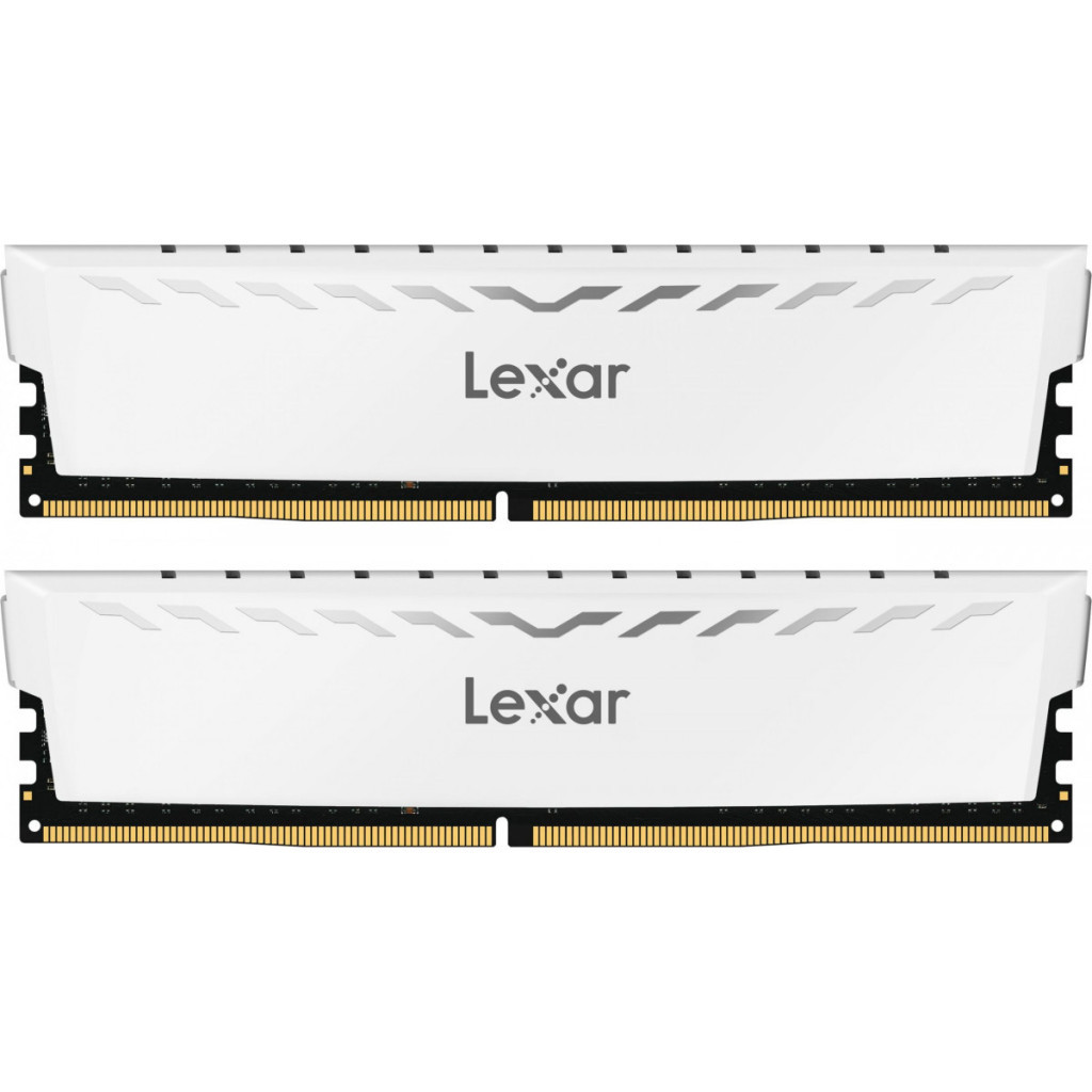 Модуль пам'яті для комп'ютера DDR4 16GB (2x8GB) 3600 MHz Thor White Lexar (LD4BU008G-R3600GDWG) - зображення 1