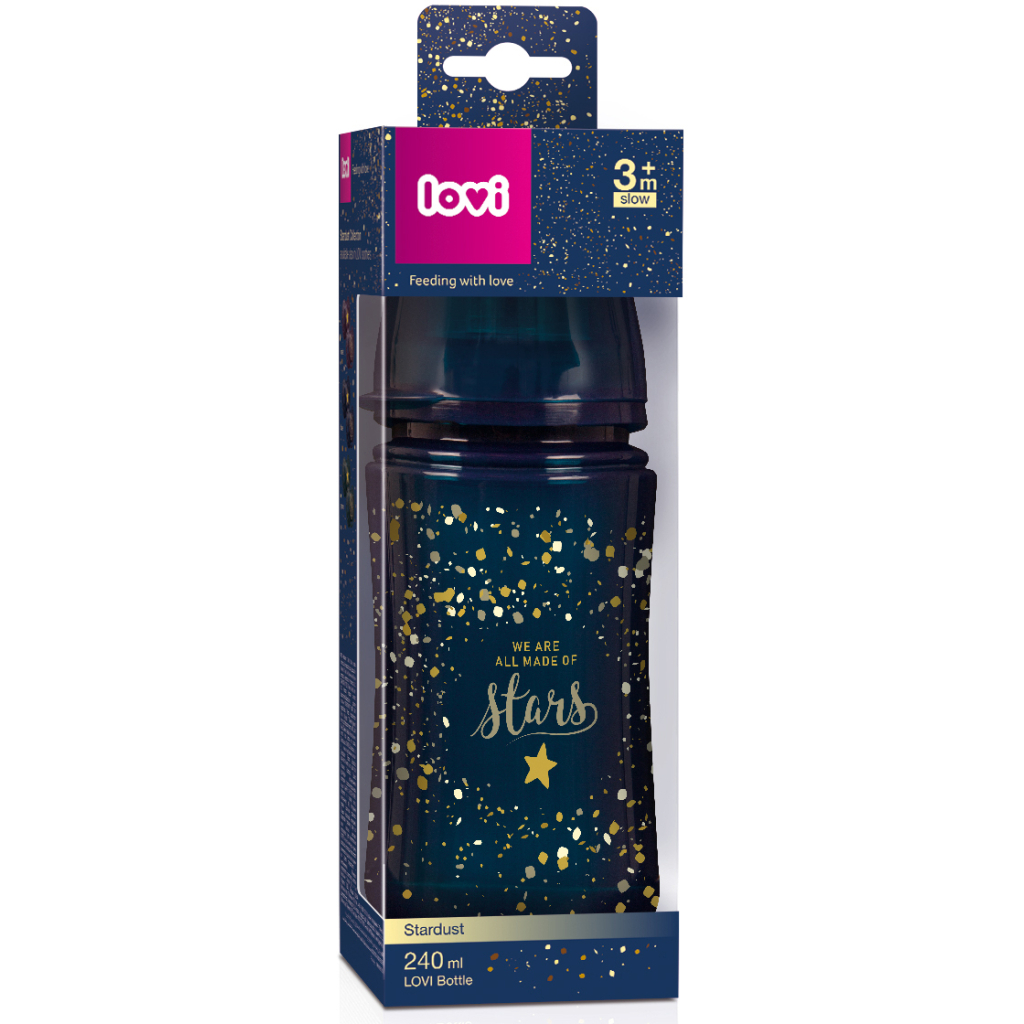 Пляшечка для годування Lovi Stardust 240 мл (21/585) - зображення 3