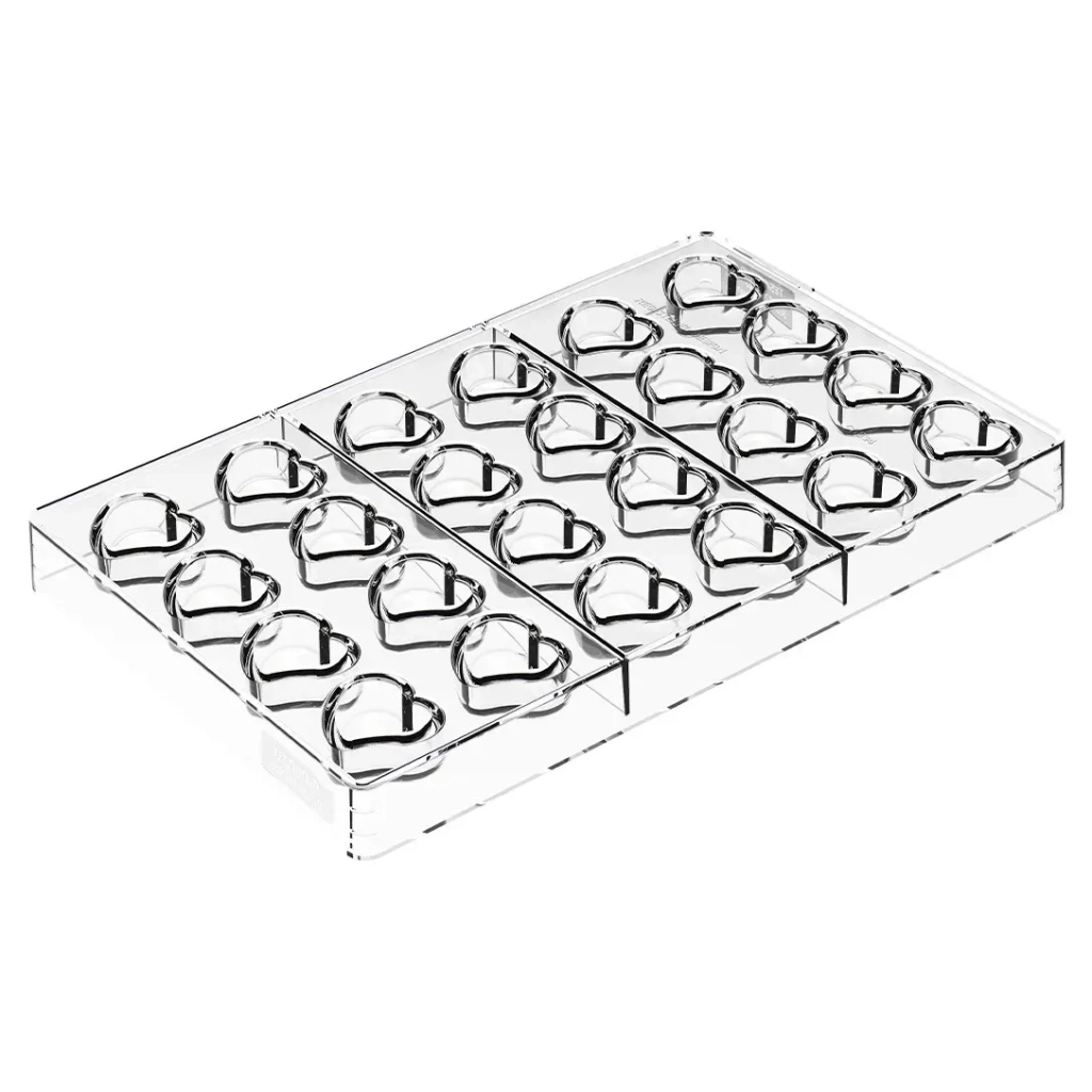 Форма для шоколаду Silikomart Tesoro P 30x27 h16 мм 8 мл x 24 (CH034 - TESORO P) - зображення 1