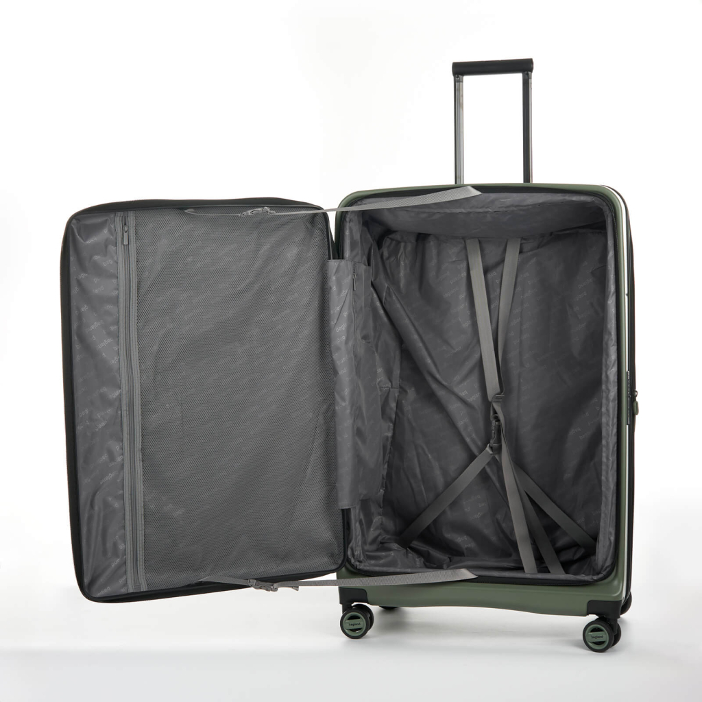 Валіза Bagland велика 96 л хакі (1140521764) - зображення 7