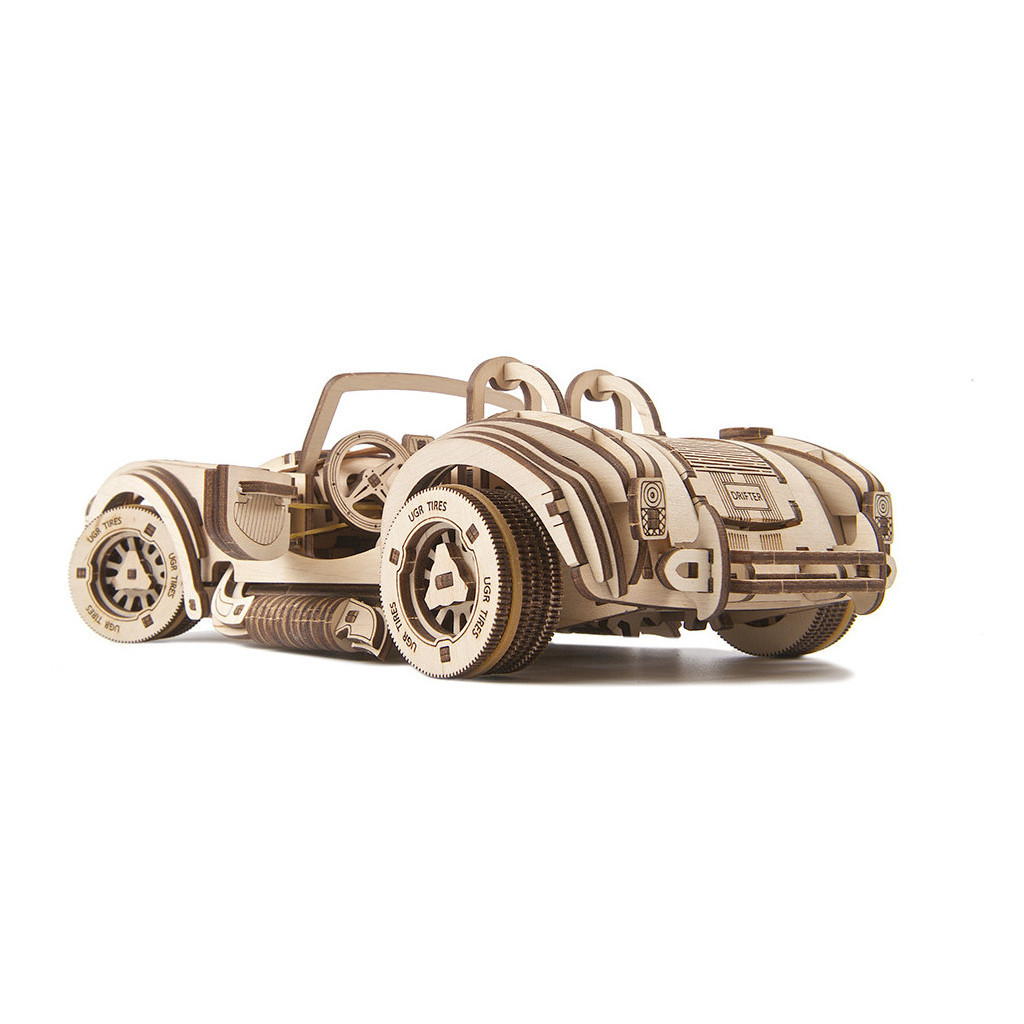 Конструктор Ugears Дріфт Кобра Гоночний автомобіль (70161) - зображення 3