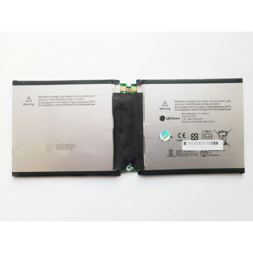 Акумулятор для планшета Microsoft Surface RT 2 (Model 1572) P21G2B, 4220mAh (31.3Wh), 2cell, 7.5V (A47624) - изображение 1