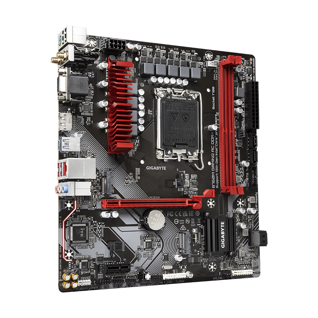 Материнська плата GIGABYTE B760M GAMING AC DDR4 - зображення 4