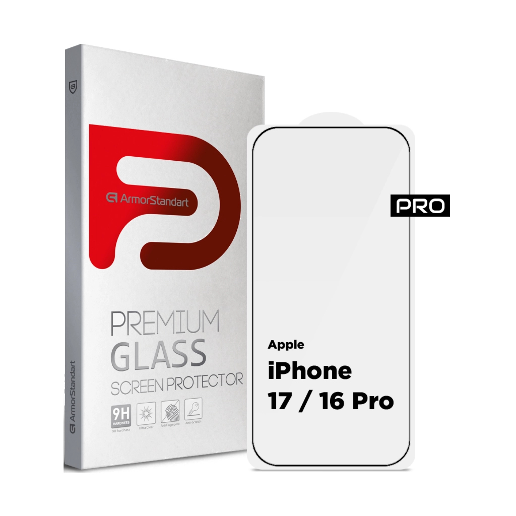 Скло захисне Armorstandart Pro Apple iPhone 17 / 16 Pro (ARM86210) - зображення 1