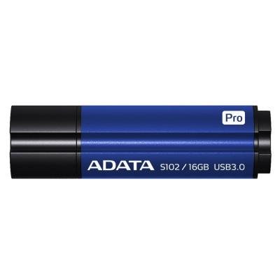 USB флеш накопичувач ADATA 16GB S102PRO Blue USB 3.1 (AS102P-16G-RBL) - зображення 1