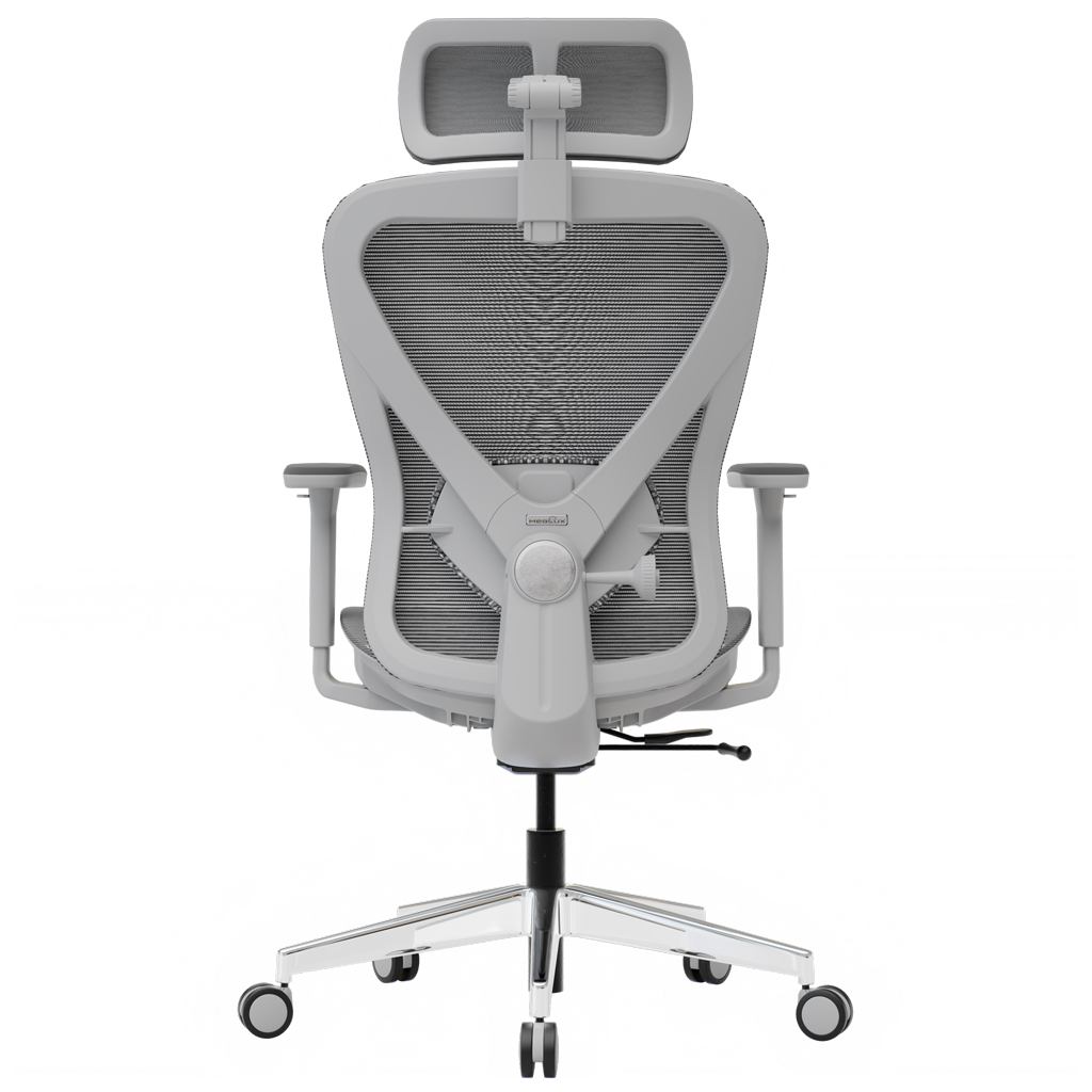Офісне крісло Mealux Q1 Air Grey (HF-Q1 M/G) - зображення 9