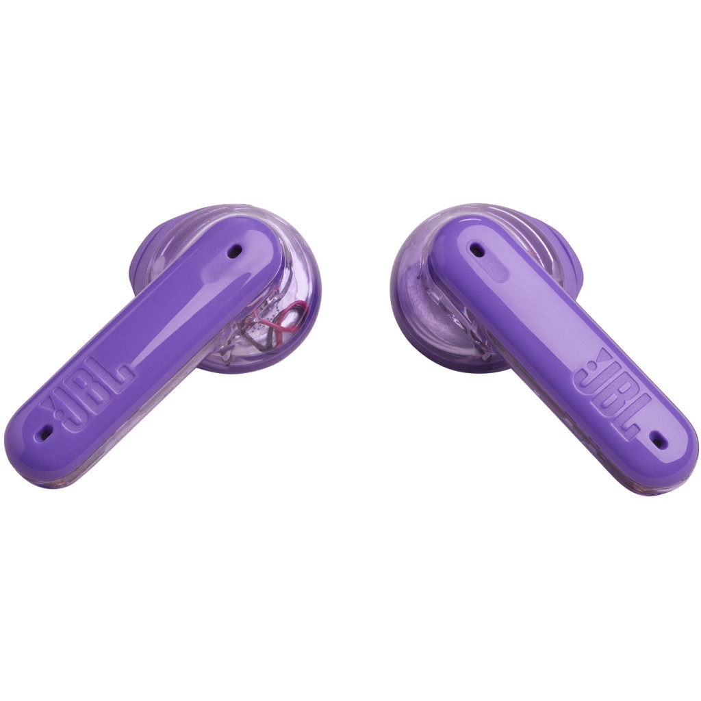 Навушники JBL Tune Flex Ghost Edition Purple (JBLTFLEXGPUR) - зображення 2