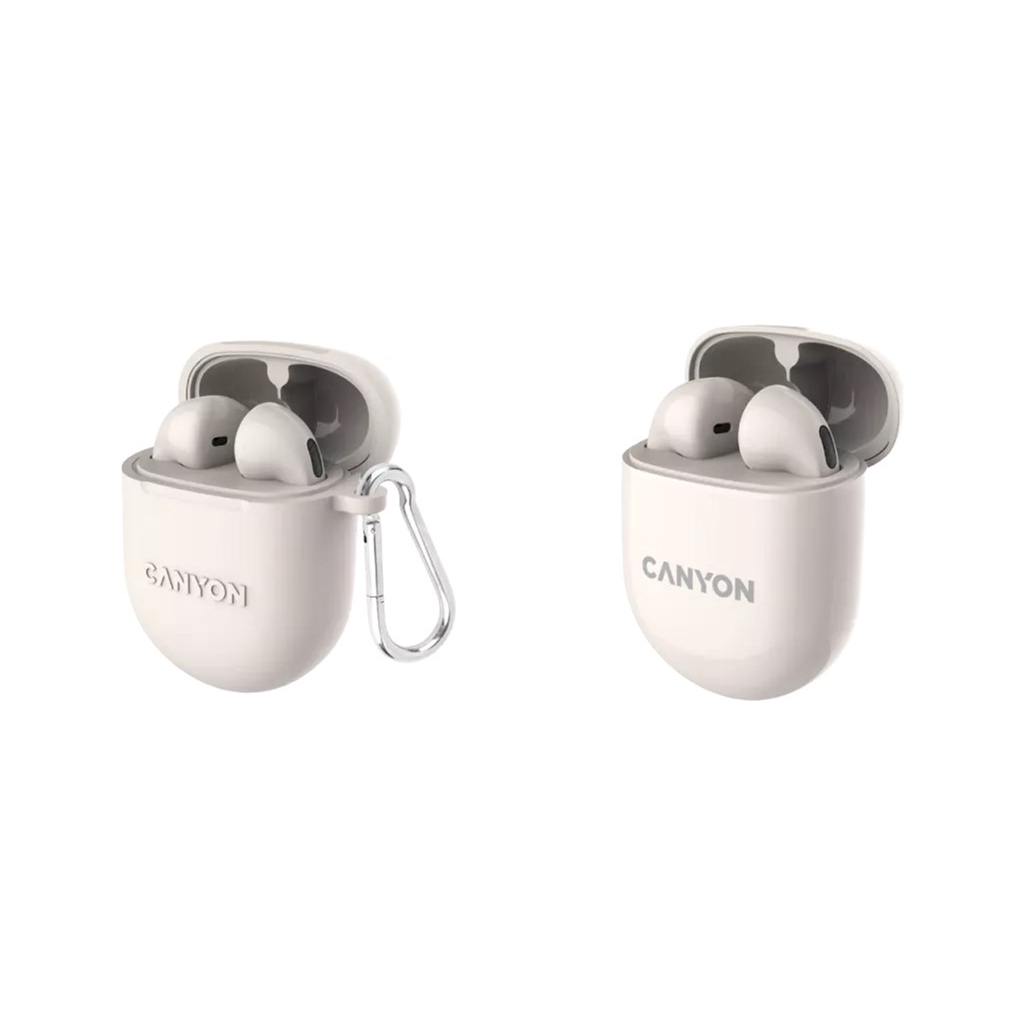 Навушники Canyon TWS-6 Beige (CNS-TWS6BE) - зображення 3