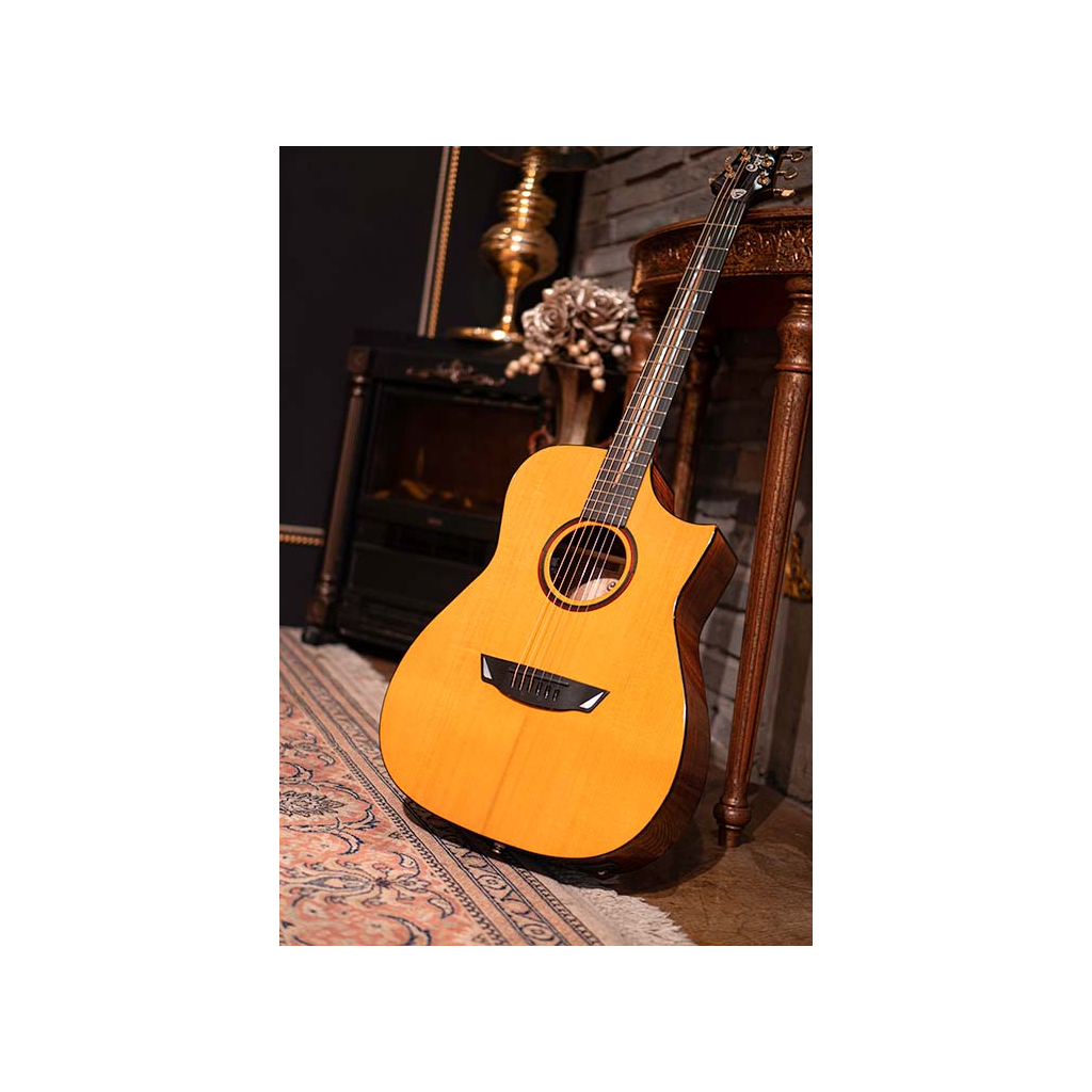 Гітара електроакустична Cort Luxe II Natural Glossy - зображення 4