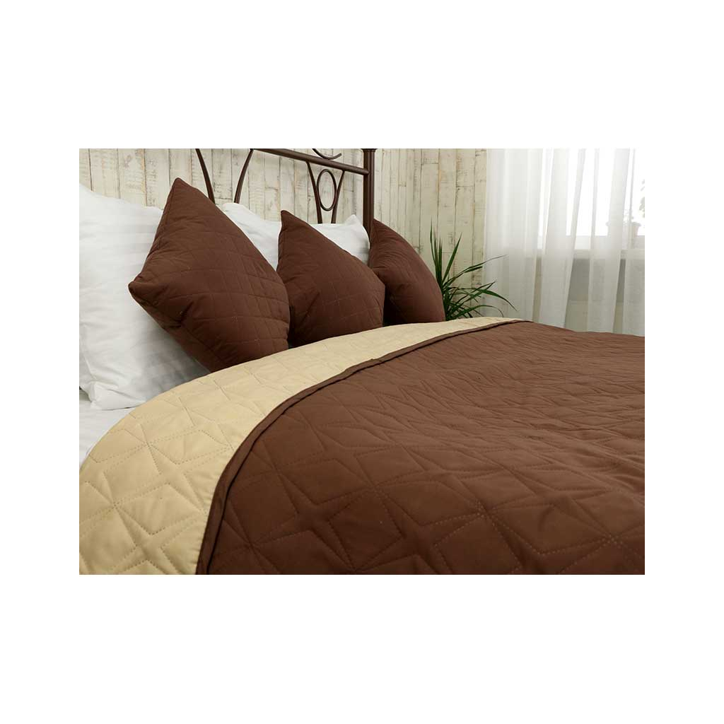 Покривало Руно двостороннє Chocolate Зірка 150х212 см (360.52У_Chocolate зірка) - зображення 2