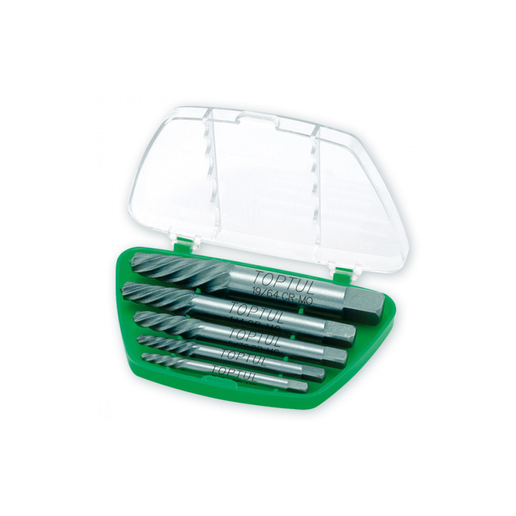 Екстрактор Toptul для вилучення болтів 5 шт. (JGAW0502) - зображення 1