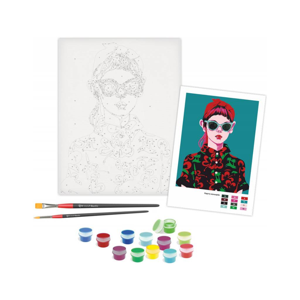 Картина по номерам Rosa Start Амелі 35 х 45 см (4823098507321) - изображение 3