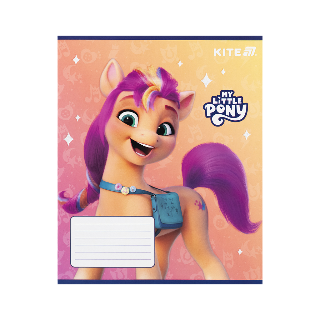 Зошит Kite My Little Pony, 12 аркушів, коса лінія (LP25-235) - зображення 8