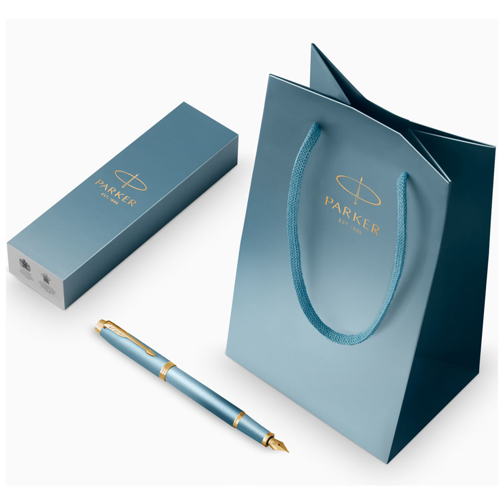 Ручка пір'яна Parker IM 17 Rituals Turquoise Green GT  FP F + Пакет Parker Rituals (29 111) - изображение 6