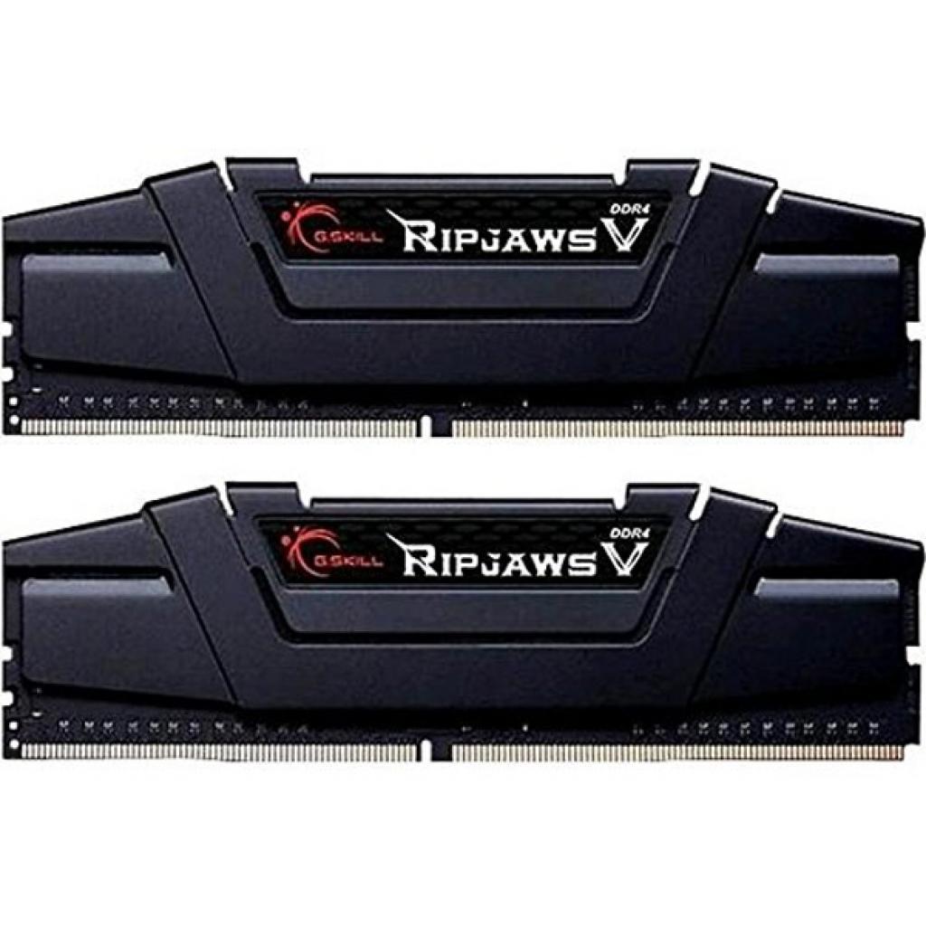 Модуль пам'яті для комп'ютера DDR4 16GB (2x8GB) 3200 MHz Ripjaws V G.Skill (F4-3200C16D-16GVKB) - зображення 1