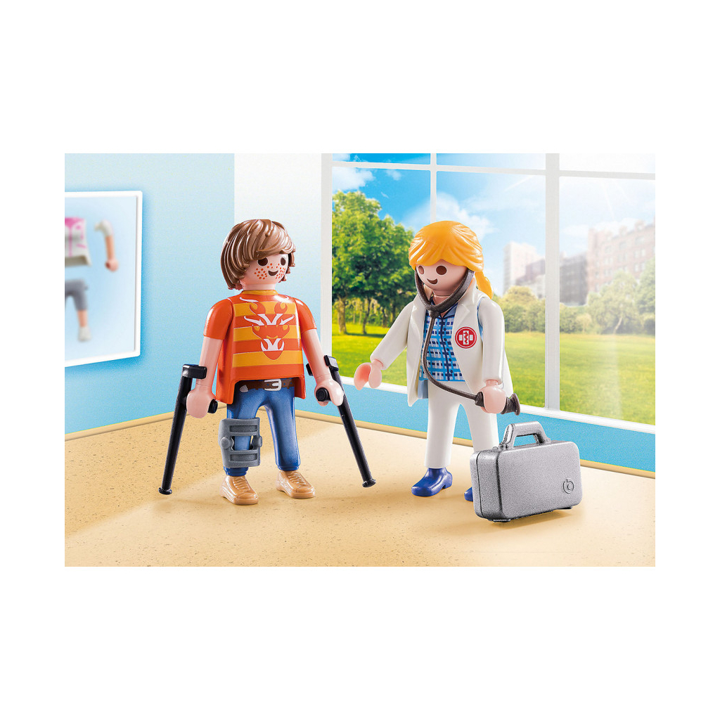 Конструктор Playmobil Лікар і пацієнт (6336482) - зображення 2