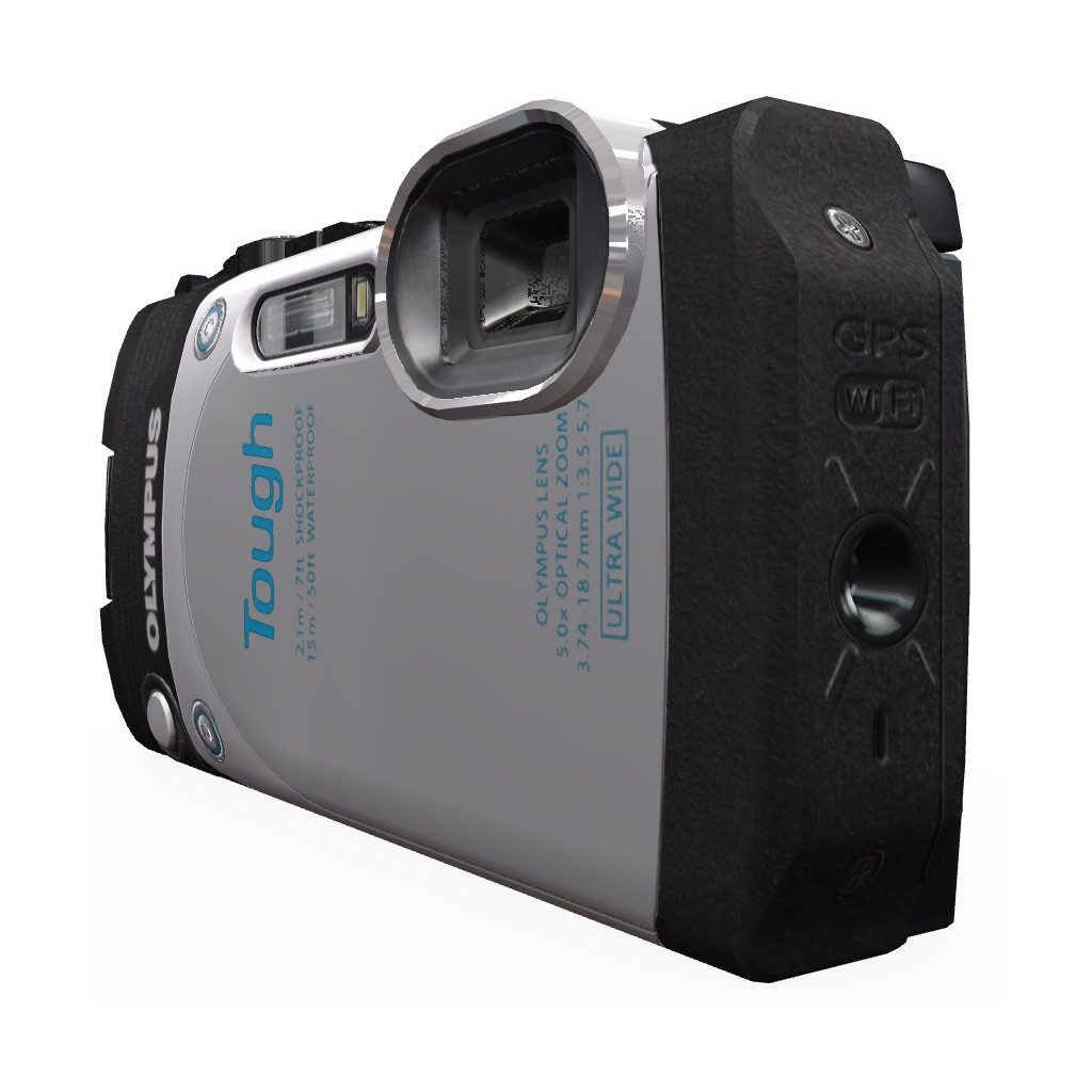 Цифровий фотоапарат Olympus Tough TG-870 White (Waterproof - 15m; Wi-Fi; GPS) (V104200WE000) - зображення 3