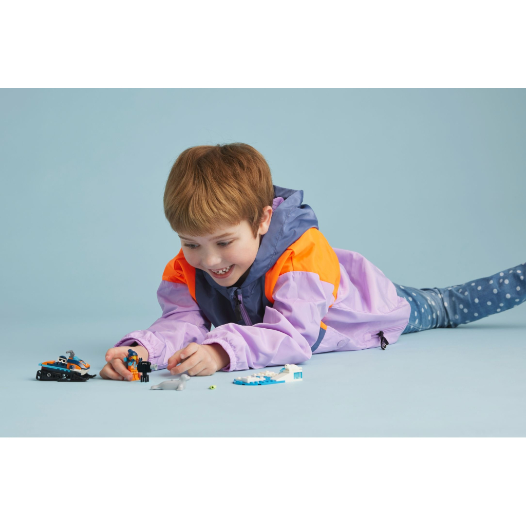 Конструктор LEGO City Арктичний дослідницький снігохід 70 деталей (60376) - зображення 5