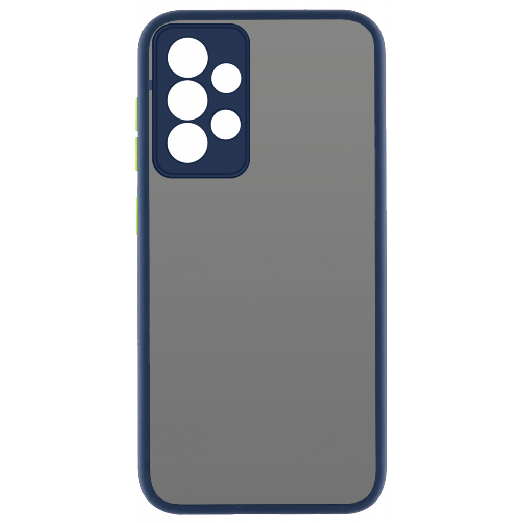 Чохол до мобільного телефона MakeFuture Samsung A33 Frame (Matte PC+TPU) Blue (MCMF-SA33BL) - зображення 1