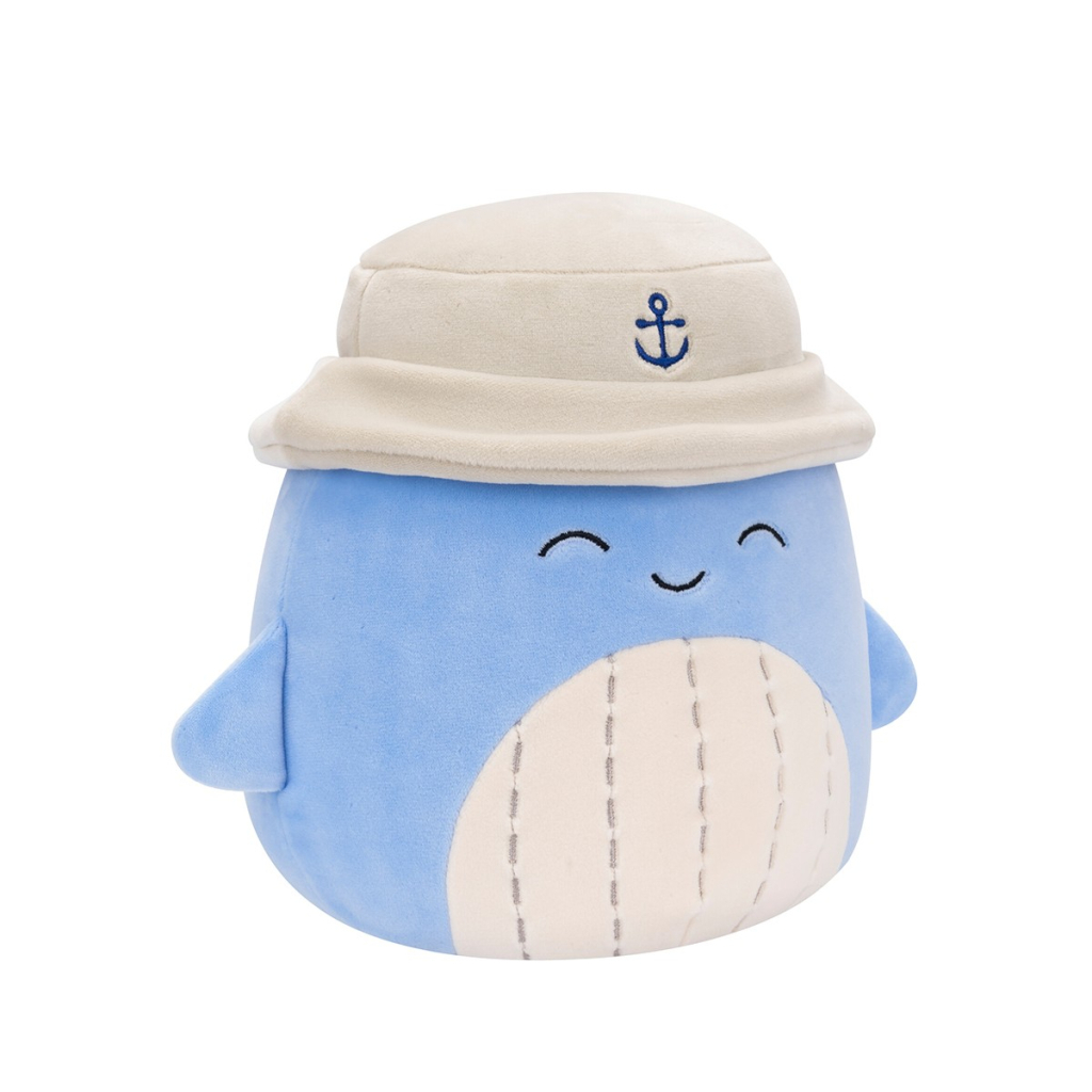 М'яка іграшка Squishmallows Синій кит Самір у панамі 19 см (SQCR06593) - зображення 6