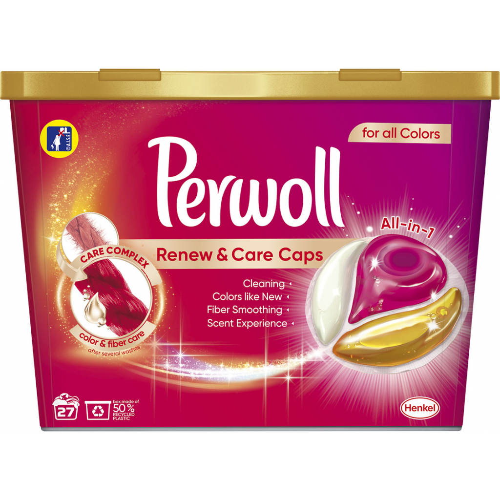 Капсули для прання Perwoll All-in-1 для кольорових речей 27 шт. (9000101514629) - зображення 1