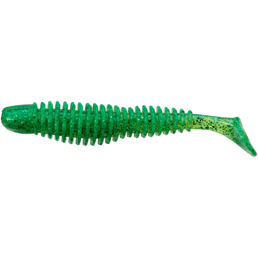 Силікон рибальський Reins Bubbling Shad 4" 592 Bucksy Chart (8 шт/уп.) (1552.09.53) - зображення 1