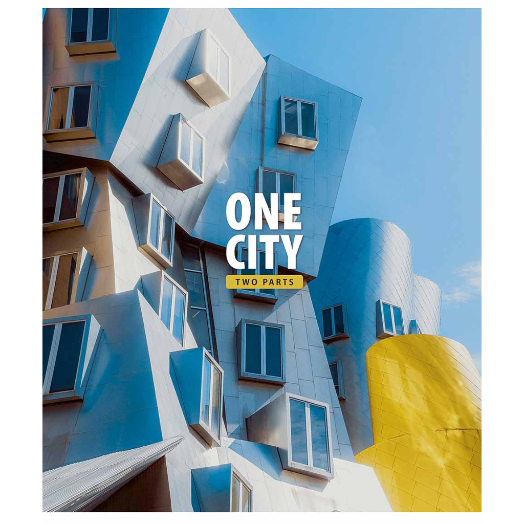 Зошит Школярик One city, two parts 80 аркушів лінія (080-3137L) - зображення 3