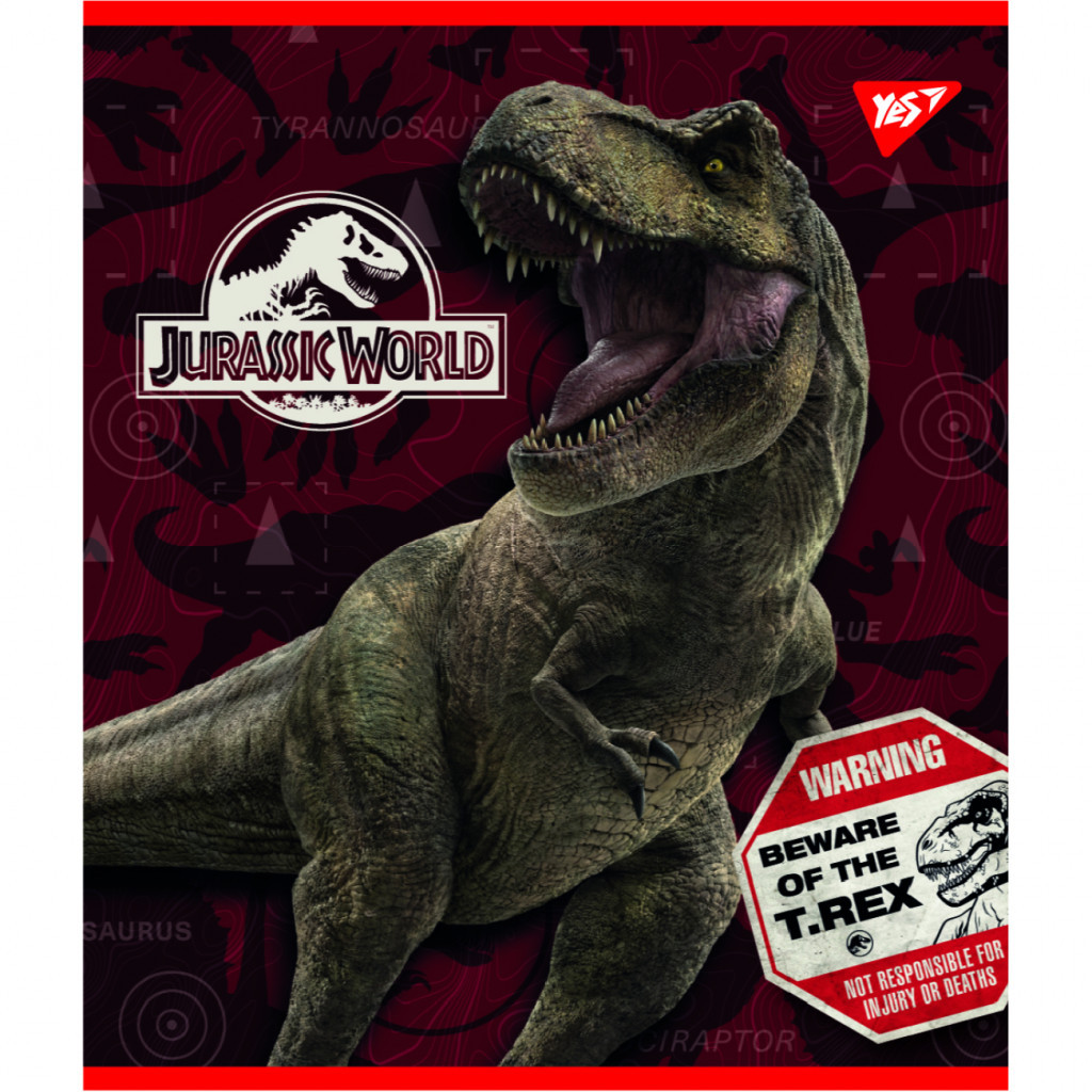 Зошит Yes А5 Jurassic world 18 аркушів клітинка (766809) - зображення 5