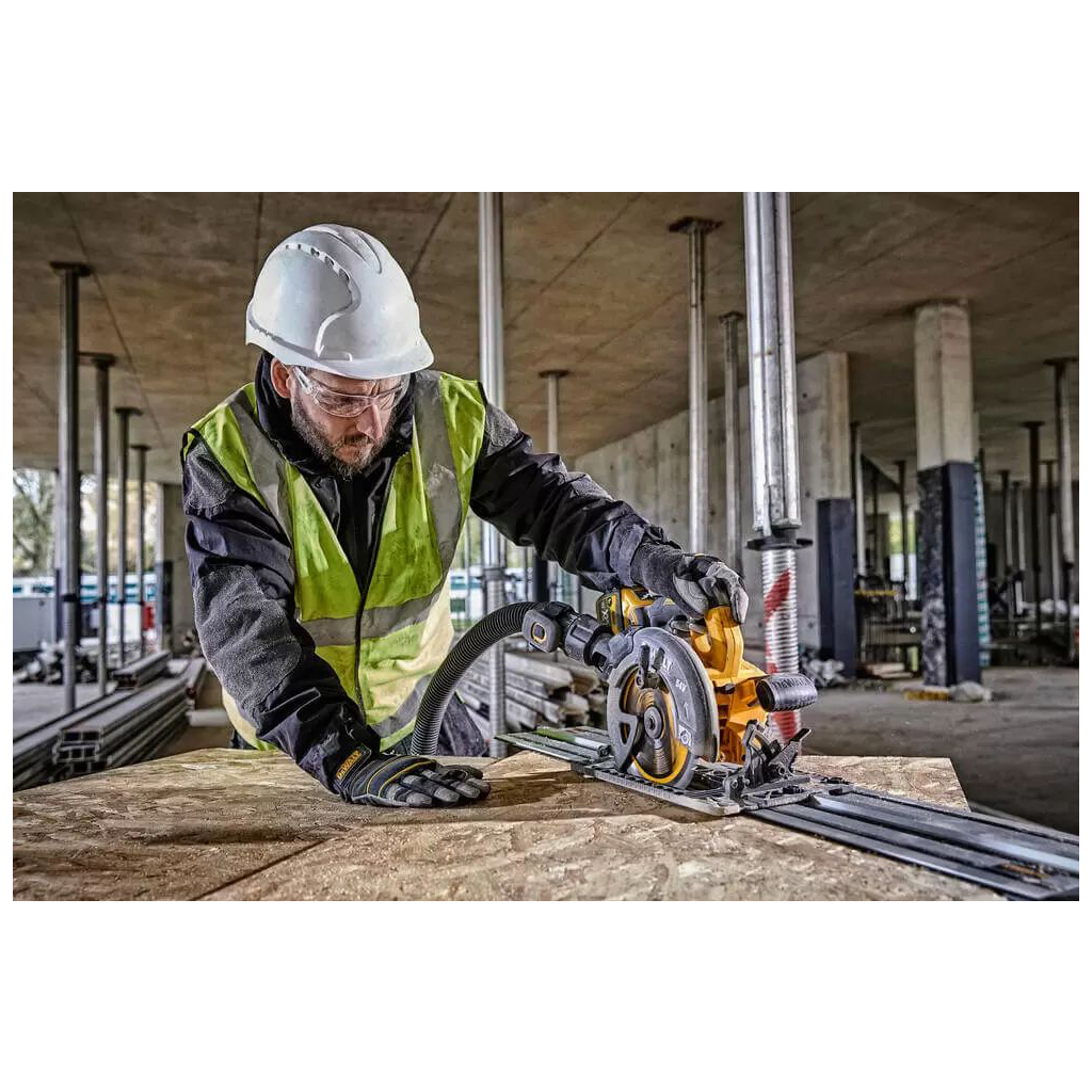 Дискова пила DeWALT 54В XR FLEXVOLT Li-lon диск 190х30 мм, 2x3Ah, 3.7 кг, кейс TSTAK (DCS579X2) - изображение 4