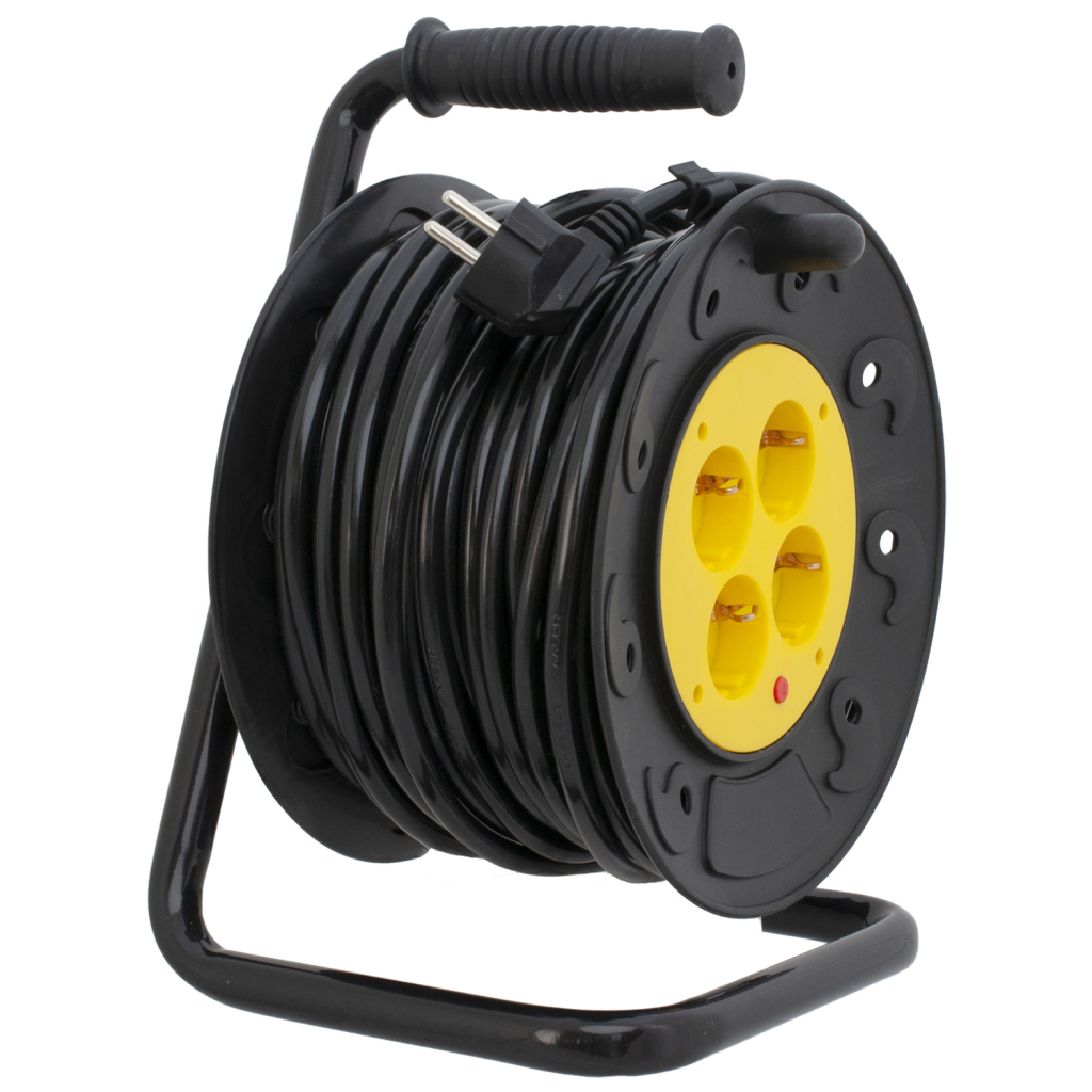 Мережевий подовжувач Patron EXT-PN-CABREL-40-4 40m 3*2.5mm2 (EXT-PN-CABREL-40-4) - зображення 2