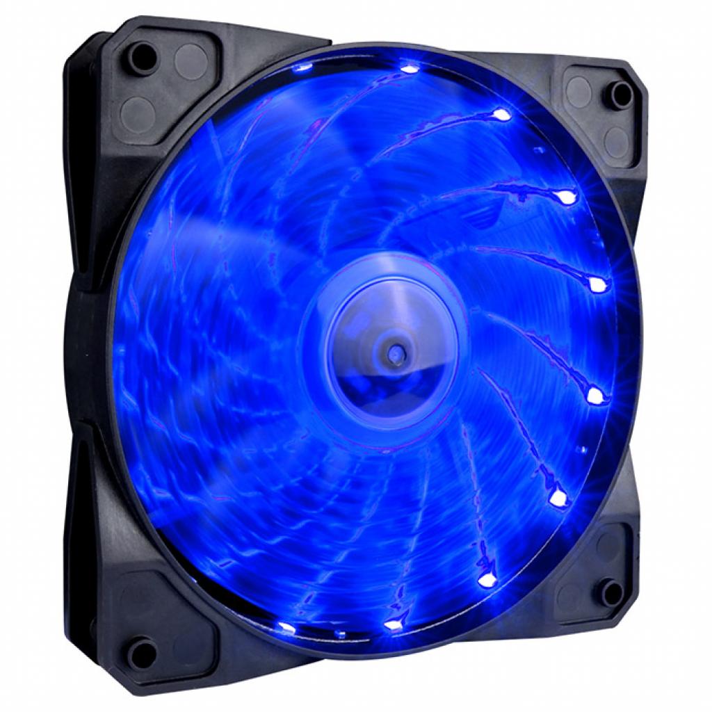 Кулер до корпусу 1stPlayer A1-15LED Blue - зображення 2