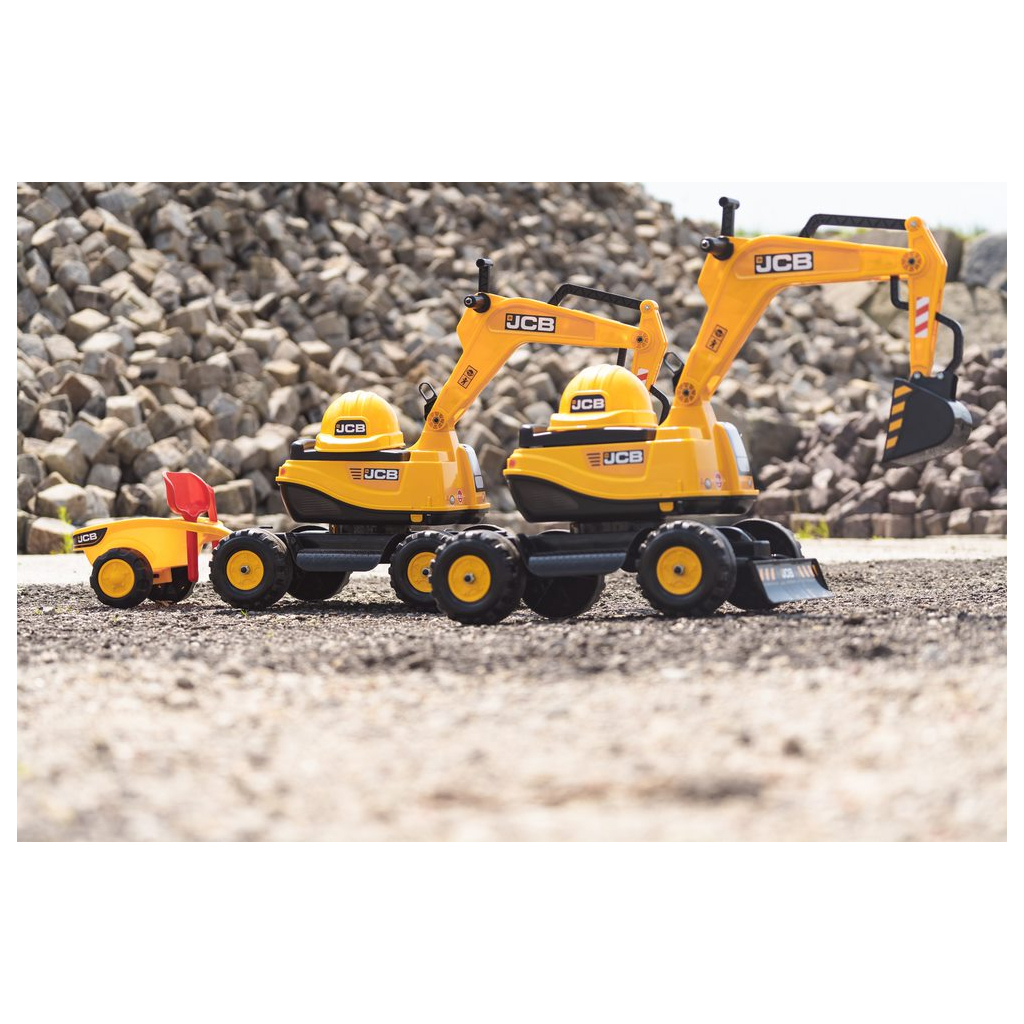 Чудомобіль Falk JCB екскаватор Жовтий (135A) - зображення 9