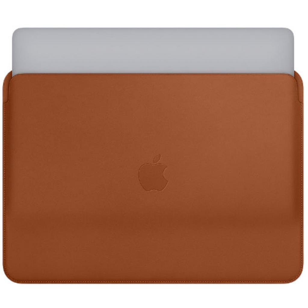 Чохол до ноутбука Apple 13" MacBook Pro, Leather Sleeve, Saddle Brown (MRQM2ZM/A) - зображення 5