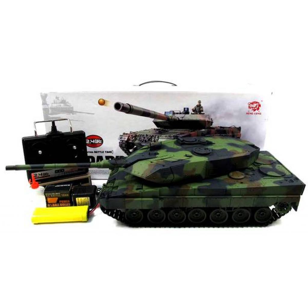 Радіокерована іграшка Heng Long Танк Leopard II A6 2.4GHz 1:16 з пневмогарматою та димом (HL3889-1) - зображення 6