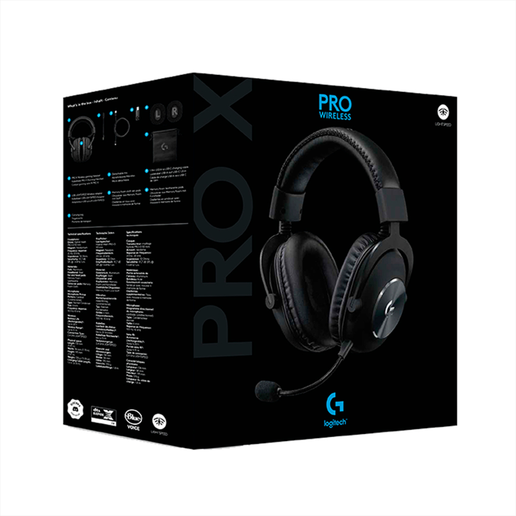 Навушники Logitech G PRO X Wireless Lightspeed Black (981-000907) - зображення 10