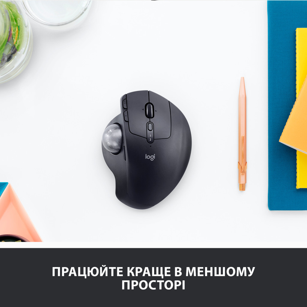 Мишка Logitech MX Ergo Bluetooth Graphite (910-005179) - зображення 8
